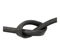 Gaine tressée en fibre de verre, longueur 1 m, 5 m, gaine de protection for cordon, diamètre intérieur 1-40 mm, gaine fendue tissée(Black,25MMx5M)