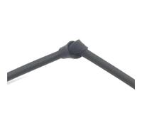 Gaine tressée en résine de silicone, diamètre intérieur 1 à 30 mm, tube en fibre de verre résistant aux flammes, protection de câble en fibre de verre, 200 °C(Black,4MM*10M)