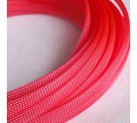 Gaine tressée Extensible pour câbles, La Douille de Fil tressée par Animal FAMILIER est Extensible for la Gaine Fendue Multicolore UV de câbles de 2 mm à 14 mm(Pink,30MM*10 METESR)