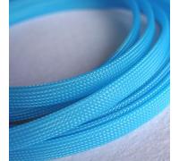 Gaine tressée Extensible pour câbles, La Douille de Fil tressée par Animal FAMILIER est Extensible for la Gaine Fendue Multicolore UV de câbles de 2 mm à 14 mm(Blue,30MM*10 METESR)