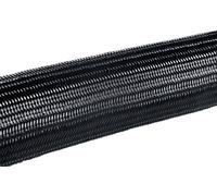 Gaine tressée HellermannTyton HEGPA6616-PA66-BK 170-41600 noir Polyamide 12 à 18 mm 50 m