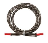 Gaine tressée Pet Noir et Or 1 m - Gaine Extensible de Protection de câble Haute densité (2-16 mm) - Ignifuge et Flexible(Black Copper,2mm)