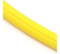 Gaine tressée pour câbles, Manchon tressé Extensible en Pet à Fermeture Automatique for la Protection Thermique, Multicolore, Plusieurs Tailles(Yellow,50MM*1 M)