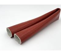 Gaine tubulaire de protection pour moteur de voiture Elle résiste à la chaleur, aux rayons UV, à l’huile, à l’essence, diamètre disponible de 1 mm à 28 mm, vendue au mètre, de couleur rouge, rouge