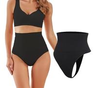 Gaine Ventre Plat - Culotte Gainante pour Femme, Ceinture Post Accouchement, Amincissante, Design Perizoma - Soyez Instantanément Plus Mince !