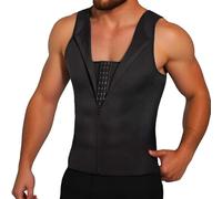 Gaine Ventre Plat Homme Marcel pour Vetement Minceur Perdre La Graisse du Tee Shirt Compression Debardeur sous Percko Vêtements Débardeur Sport sans Manches Gainant Perko Body Invisible