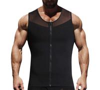 Gaine Ventre Plat Homme Vetement Debardeur Débardeur Gainant Vêtement Amincissante Tee Shirt Compression Minceur Maillot De Corps Powerfit sous Tshirt Marcel Invisible sans Manche Débardeurs Coton