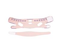 Gaine Visage Anti Double Menton 1 masque facial réducteur de double menton en V for sculpter le visage, sommeil amincissant for femmes(Pink 5)