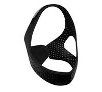 Gaine Visage Anti Double Menton Bandage fin for le visage, masque lifting en V, remodelage du, bouclier facial, amélioration double menton(Black)