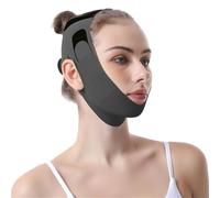 Gaine Visage Anti Double Menton Bande de lifting du visage, mentonnière for dormir, masque réutilisable en V for femmes, ceinture d'exercice for la mâchoire et le menton