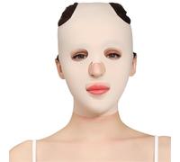 Gaine Visage Anti Double Menton Masque de lifting 3D réutilisable, bandage amincissant en forme V, masque sommeil respirant et