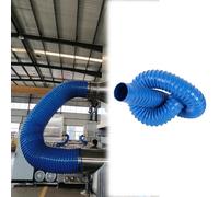 Gaine Vmc Tuyau D'évacuation pour Sèche-linge Industriel, Tuyau D'évacuation Flexible pour Sèche-linge, Idéal pour Les Espaces Restreints en Cuisine, Rallonge de Conduit(1.5 m(5ft),D 80mm(3 1/8"))