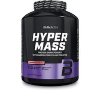 BioTech USA – Gainer Muscle Mass – Protéines et glucides, créatine – Fraise 4 kg