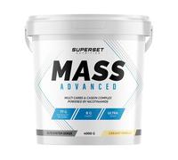 Gainers - Superset Nutrition - MASS ADVANCED (4KG) - Saveur Vanille Crémeuse