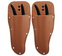 Gaines à Sécateurs,WideSmart Cisaille Holster Étui de Protection pour Sécateur de Jardin Étui de Sécateurs en Cuir PU Porte-Outil Accessoire de Ceinture Multifonctionnel (2pcs)