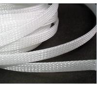 Gaines de câbles Extensibles en Pet de 10 m - Protection de câbles en Fil tressé Plat et serré(Clear,3mm)