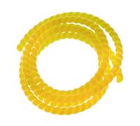 Gaines de Câbles,Gaine Cable Informatique 2M 8mm / 10mm 14m Tube À Manches en Spirale, Câble Ignifuge, De Protection D'enroulement Bande(Yellow,10mm)