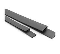 Gaines de Câbles,Gaine Cable Informatique 5M Noir Temple Tuyau Tube Sleeve Assortiment Thermorétractable Tubes À Manches Isolées Connecteur De Fil Manche(100mm)