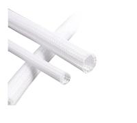 Gaines de Câbles,Gaine Cable Informatique Gaine de câble Auto-fermée Blanche 3 5 8 10 13 16 19 mm, Gaine tressée en Pet, isolée, for d'alimentation USB, Fendue Haute Protection(16mm,1 Meter)