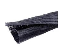 Gaines de Câbles,Gaine Cable Informatique Gaine de câble Extensible, Gaine tressée Auto-fermée, chevauchement Automatique des Lignes, Flexible, Tube Fendu, Organisateur d'enroulement Fil(16mm,15M)