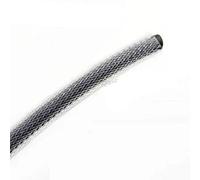 Gaines de Câbles,Gaine Cable Informatique Manchon de câble tressé 5M, 3.0mm 4mm, Simple Pet Extensible en Nylon for Clavier données USB, Gaine Protection, enveloppe Fil(Clear,3.0MM)