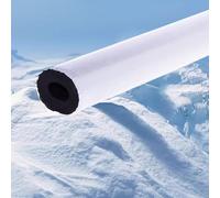 Gaines de protection en mousse autocollantes pré-découpées for tuyaux, contre le gel et la chaleur, for climatisation solaire extérieure d'eau chaude(3.5x0.8in)