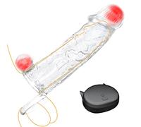 Gaines Pour Pénis, Extenseur De Pénis avec 10 Modes de vibration Pénis Anneau, Jouets Sexuels Manchon Pénis avec télécommande pour Améliorer l'érection et retarder l'éjaculation, Sex toys pour Homme