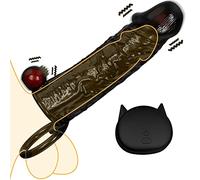 Gaines Pour Pénis, Extenseur De Pénis avec Vibreur Pénis Anneau, Jouets Sexuels Manchon Pénis avec télécommande pour Améliorer l'érection et retarder l'éjaculation, Sex toys pour Homme