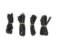 Gaines Thermorétractables avec Adhésif, Kit de Gaines Thermorétractables 4 Pièces avec Assortiment électrique Adhésif, Gaines Thermorétractables