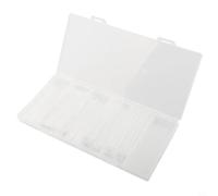 Gaines thermorétractables transparentes de 1,5 mm à 10 mm, 7 tailles de manchons d'isolation en polyoléfine pour protection des joints de câbles électriques, lot de 150 pièces/200 pièces (200 pièces)