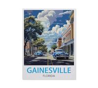 Gainesville, Floride，Puzzle pour Adultes 1000 Pièces en Papier Puzzles Jeu Cadeau Accueil Décoratif Mots Croisés（38x26cm）-V94