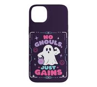 Gains d'haltérophilie pour Halloween Ghost Gym Coque pour iPhone 14 Plus