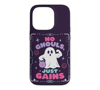 Gains d'haltérophilie pour Halloween Ghost Gym Coque pour iPhone 14 Pro