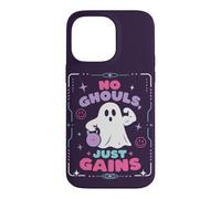 Gains d'haltérophilie pour Halloween Ghost Gym Coque pour iPhone 14 Pro Max