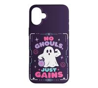 Gains d'haltérophilie pour Halloween Ghost Gym Coque pour iPhone 16 Plus