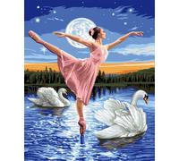Gaira Painting by Numbers Le lac des cygnes