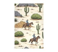 GAIREG Lot de 6 torchons absorbants imprimés vintage beige désert, 71 x 45,7 cm