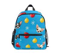 GAIREG Petit sac à dos de voyage pour filles et garçons, visage de chien mignon, petit sac de voyage avec étiquette nominative, Visages de chiens mignons, 3-5 Years, Sacs à dos mignons