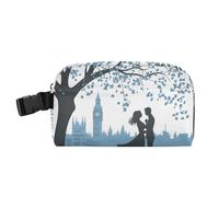 GAIREG Sac à goûter de voyage pour les amoureux britanniques dansant sous un arbre - Boîte à déjeuner pour enfant - Boîte à déjeuner pour l'école