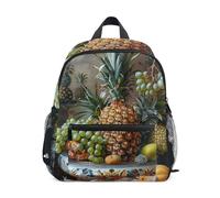 GAIREG Still Life - Sac à dos pour tout-petits filles et garçons, mini sacs à dos de jardin d'enfants avec étiquette nominative, Nature morte, fruits, légumes, 3 à 5 ans, Sacs à dos mignons