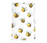 GAIREG Torchon de cuisine blanc imprimé abeilles dessin animé, 71,1 x 45,7 cm, absorbant, torchons de cuisine d'hiver