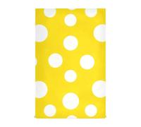 GAIREG Torchons de séchage à vaisselle blancs à pois jaunes, 71,1 x 45,7 cm, essuie-mains absorbants imprimés