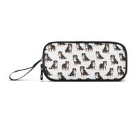 GAIREG Trousse à crayons avec ouverture large pour garçon Motif chien | Mallette à marqueurs avec poches intérieures en maille, imprimé intégral pour projets d'artisanat, 2 L, 22 x 9 x 11 cm