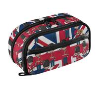 GAIREG Trousse d'école transparente motif soldat britannique pour enfants