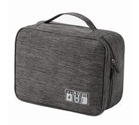 GaiRen Sac de rangement pour casque d'arbitre V4/V6/FBIM - Étui de transport pour système de communication d'arbitre pour câble de chargeur, volley-ball, football (gris)