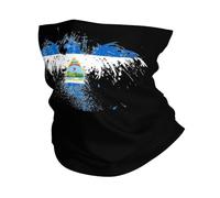 Gaiter Drapeau du Nicaragua Drapeau De L'Amérique Centrale Eagle Séchage Rapide Balaclava Imprimé Tube Bandeaux pour Randonnée Cyclisme Vélo