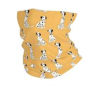 Gaiter Imprimé Chien Tacheté Cool Élastique Écharpe Tube Ultra-Douce Chapeaux Demi-Visage pour Jogging Cyclisme Homme