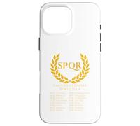 Gaius Julius Caesar World Tour Histoire Romaine Antique Coque pour iPhone 16 Pro Max
