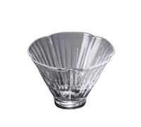 Gaiwan Lot de 5 tasses à thé en verre borosilicate transparent avec couvercle pour soupe Chawan, soupière, soupe chinoise Chhai Kung Fu avec couvercle