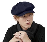 Gajaous Chapeaux Newsboy Classiques, Chapeaux Plateaux Newsboy de Deux Tailles pour Hommes et Femmes, Casquette de Boulangère à la Mode Beret Cap